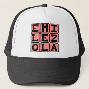 Casquette Emile Zola, écrivain français