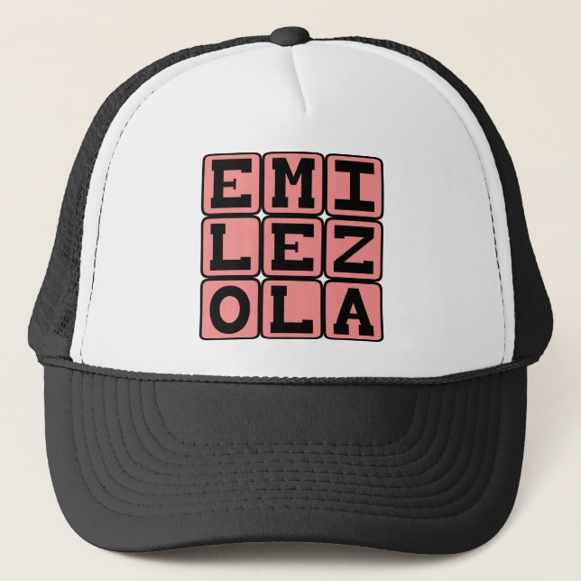 Casquette Emile Zola, écrivain français (Devant)