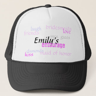 Casquette Emily, entourage, demoiselles d'honneur, amour,