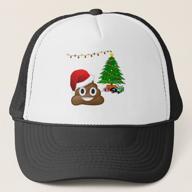 Casquette emoji de noël (Devant)
