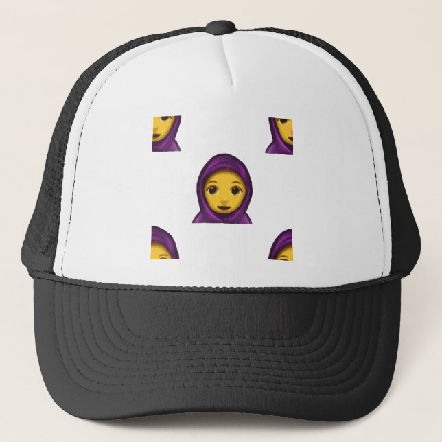 Casquette emoji hajib (Devant)