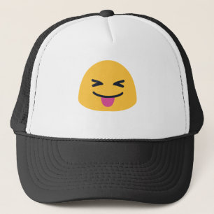 Casquette Emoji langue sortie yeux fermés