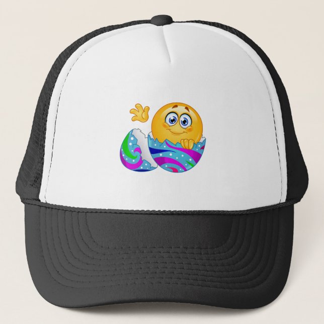 Casquette Emoji oeuf de Pâques (Devant)