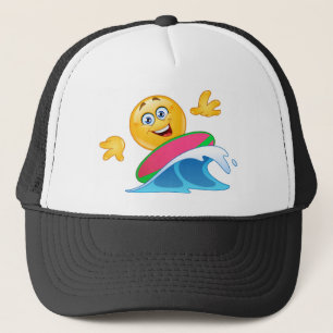 Casquette émoticône surf