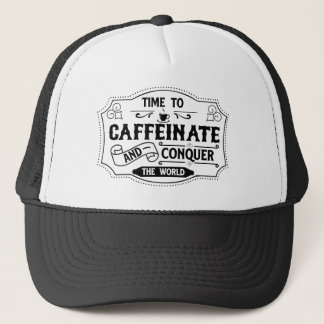 Casquette employé de café word art