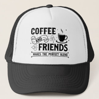Casquette employé de salon de café mot art