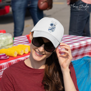 Casquette Empower Womanhood Water Color Inspiration florale