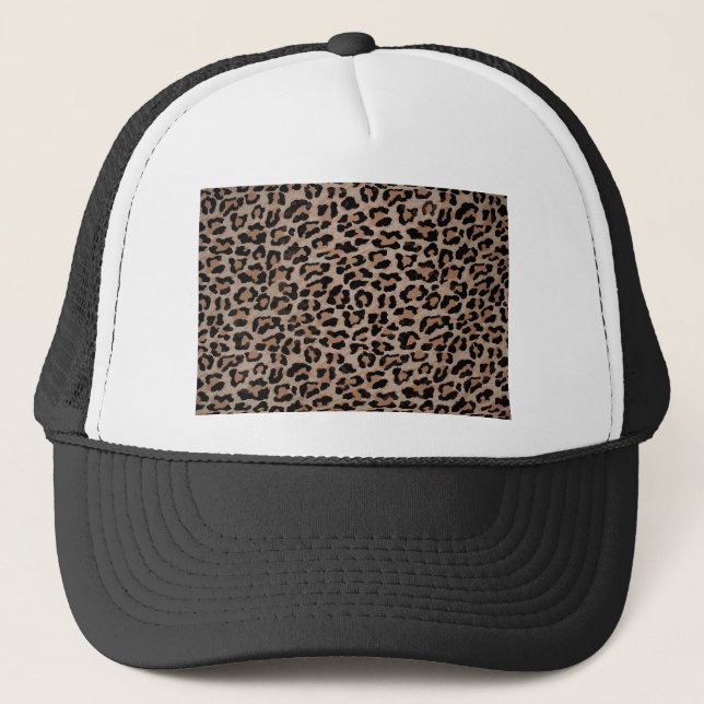 Casquette empreinte de léopard cheetah (Devant)