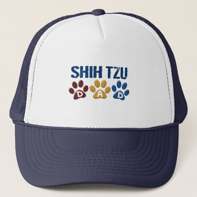 Casquette Empreinte de patte 1 de papa de SHIH TZU (Devant)
