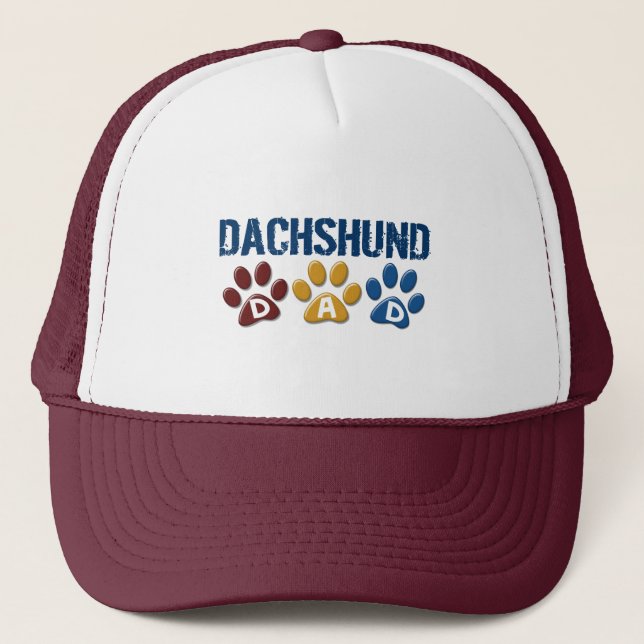 Casquette Empreinte de patte 1 de papa de TECKEL (Devant)