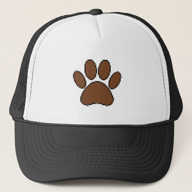 Casquette Empreinte de patte Pixel Dog (Devant)