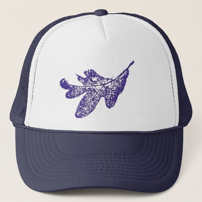 Casquette Empreinte naturelle de la feuille de chêne blanc e (Devant)