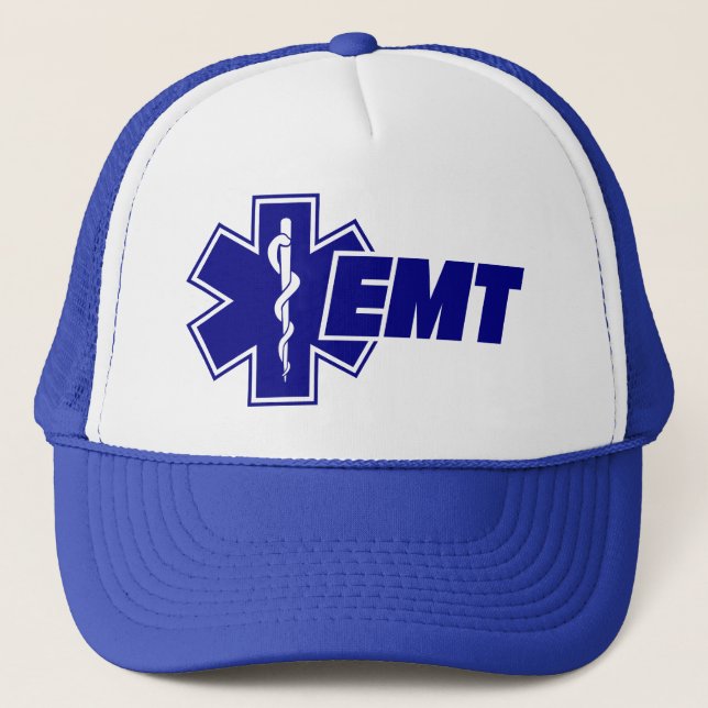 Casquette Emt Star of Life, pompier ems Cadeau (Devant)