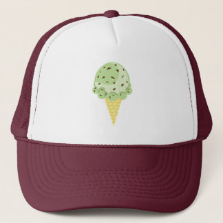 Casquette en bon état de crème glacée de puce de