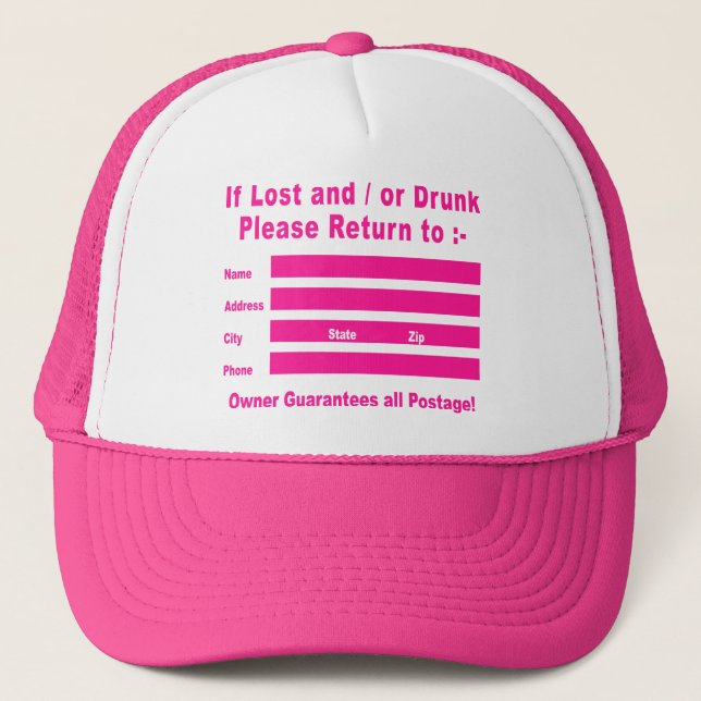 Casquette En cas de perte et/ou d'épuisement Revenir à (Devant)