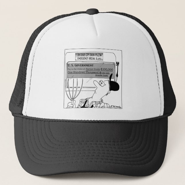 Casquette En cas d'urgence de cash flow (Devant)