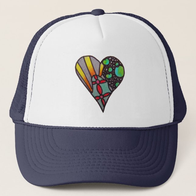 casquette en coupe de coeur (Devant)