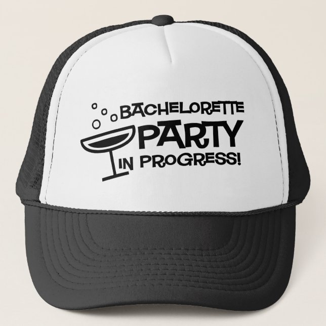 Casquette en cours de partie de Bachelorette (Devant)