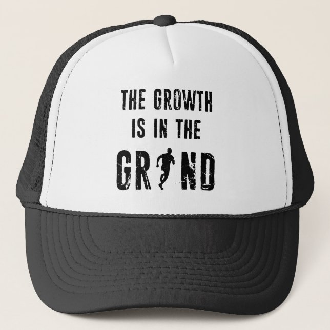 Casquette En Cours, La Croissance Est En Cours (Devant)