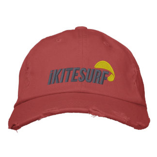 casquette en détresse rouge iK