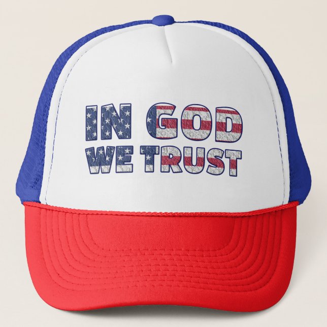 Casquette En Dieu, nous faisons confiance (Devant)