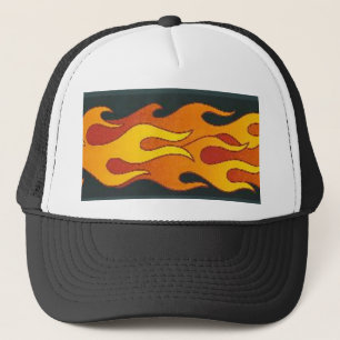 Casquette En flammes