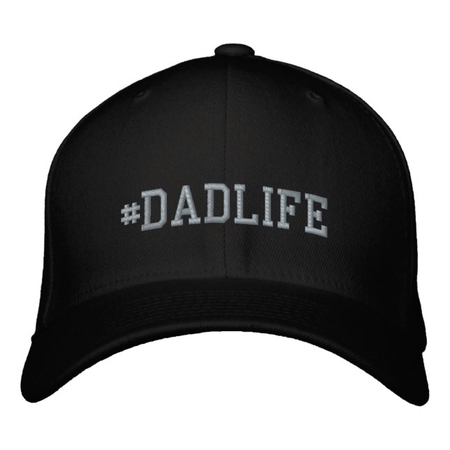 Casquette en laine Flexfit brodée DadLife (Devant)