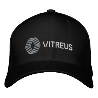 CASQUETTE en laine pliante brodée VITREUS | NOIR