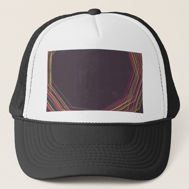 Casquette en noir 0900 art abstrait (Devant)