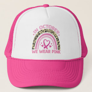 Casquette En Octobre Nous Portons Rose pour la Sensibilisati