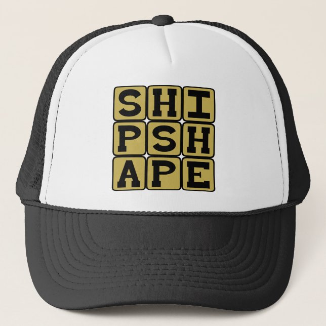 Casquette En ordre parfait, net et soigné (Devant)