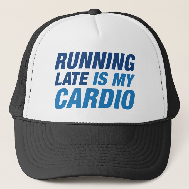 Casquette En Tard, C'Est Mon Cardio (Devant)