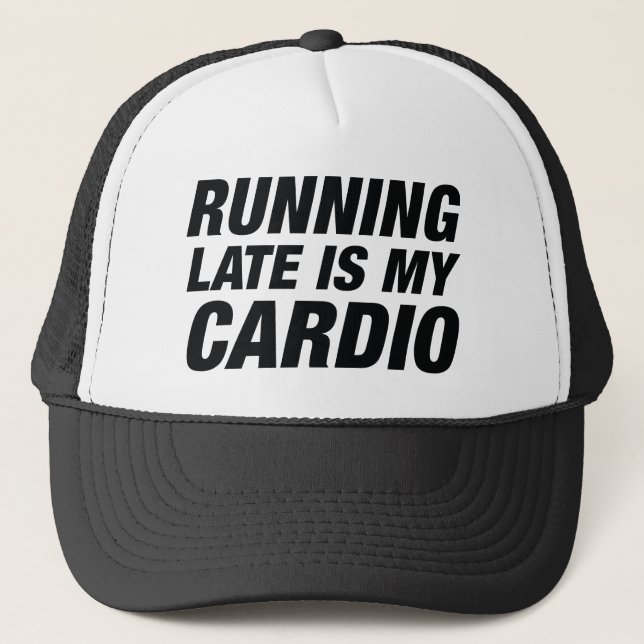 Casquette En Tard, C'Est Mon Cardio (Devant)