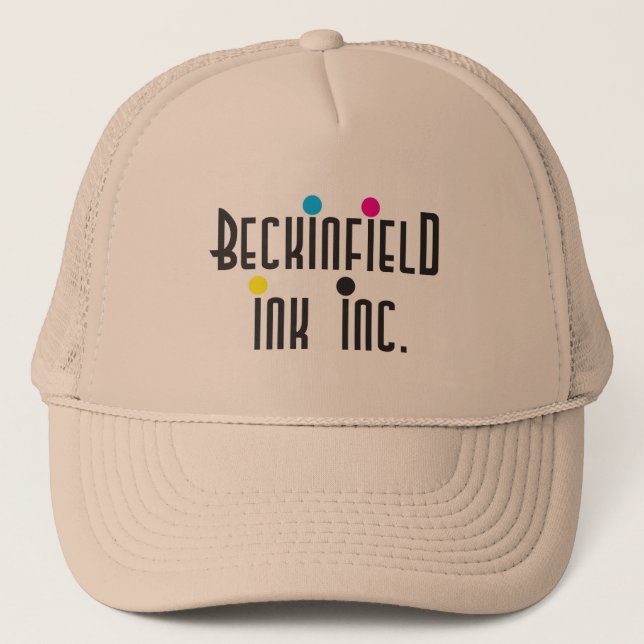 Casquette Encre inc. de Beckinfield (Devant)