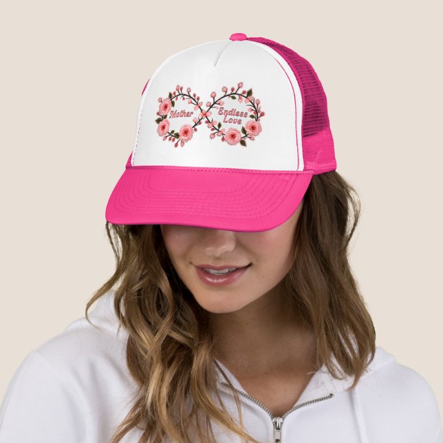 Casquette Endless Love – Mother Floral Art (En situation)