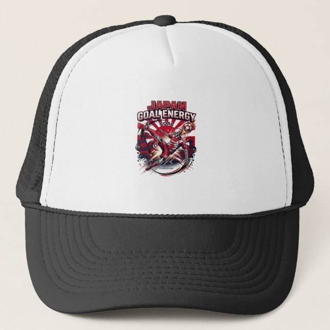 Casquette Énergie de l'objectif du Japon Squelette Attaquant (Devant)