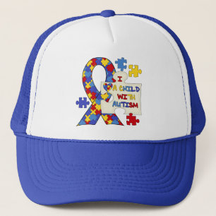Casquette Enfant avec le ruban de sensibilisation sur l'auti