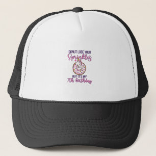 Casquette Enfants 7e Anniversaire Donut Fête Licorne Sept An