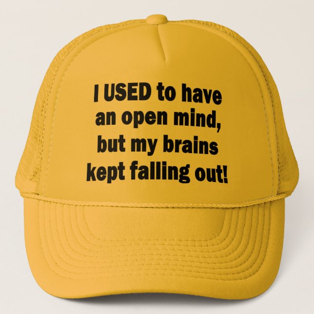 Casquette Énonciation drôle - j'avais l'habitude d'avoir un (Devant)