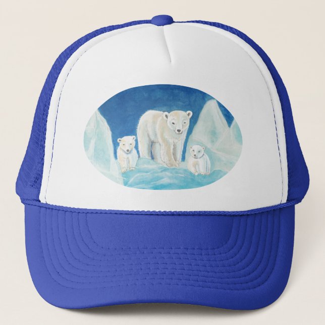 Casquette Enregistrer les ours polaires (Devant)