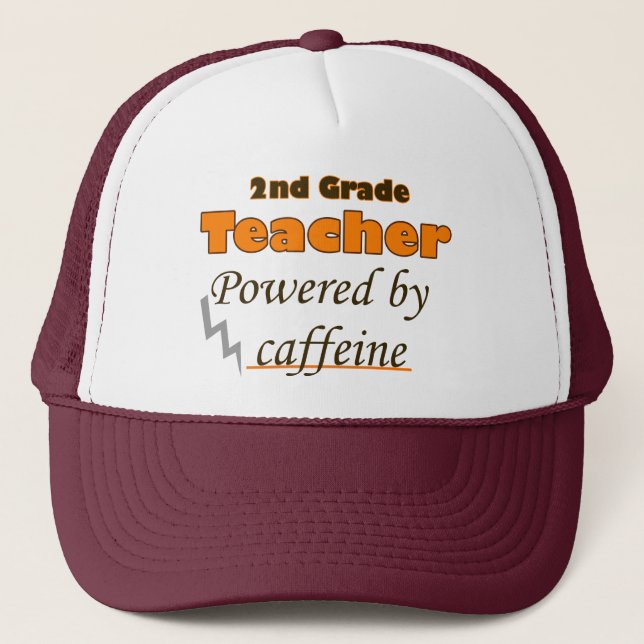Casquette Enseignant de 2e année sous la caféine (Devant)
