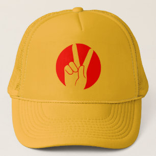 Casquette Enseigne de la paix à un camionneur