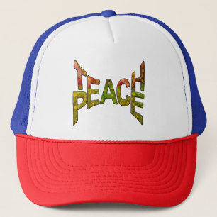 Casquette Enseigner la paix autour du globe par Nadine May