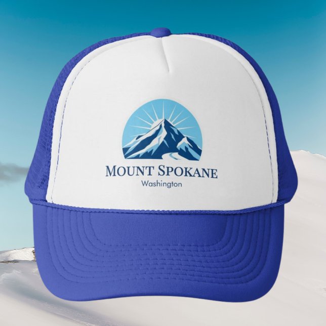 Casquette Ensemble de la station de ski Mount Spokane Washin (Créateur téléchargé)