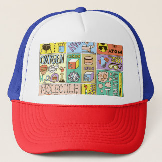 Casquette Ensemble d'illustrations Vintages de la chimie