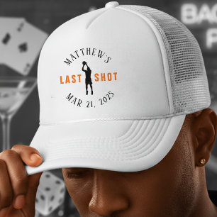 Casquette Enterrement de vie de garçon basket dernier tir