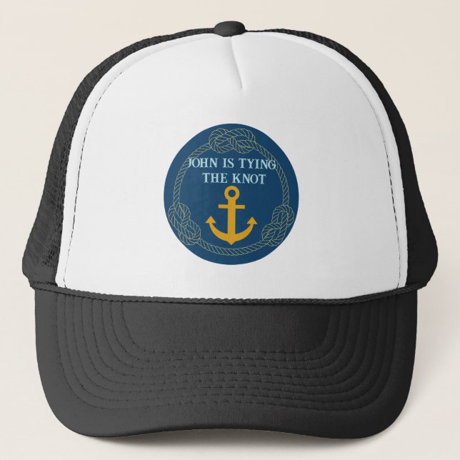 Casquette Enterrement de vie de garçon marin (Devant)