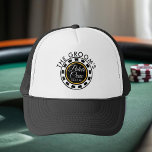 Casquette Enterrement de vie de garçon personnalisé pour l'é<br><div class="desc">Préparez-vous pour la soirée poker ultime avec ce chapeau de camionneur pour l'équipe de poker du marié pour enterrement de vie de garçon, conçu pour que l'entourage du marié célèbre dans le style. Parfait pour les enterrements de vie de garçon, les soirées casino ou les escapades à Vegas, c'est une...</div>