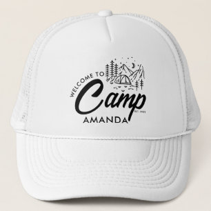 Casquette Enterrement de vie de jeune fille au camp de monta