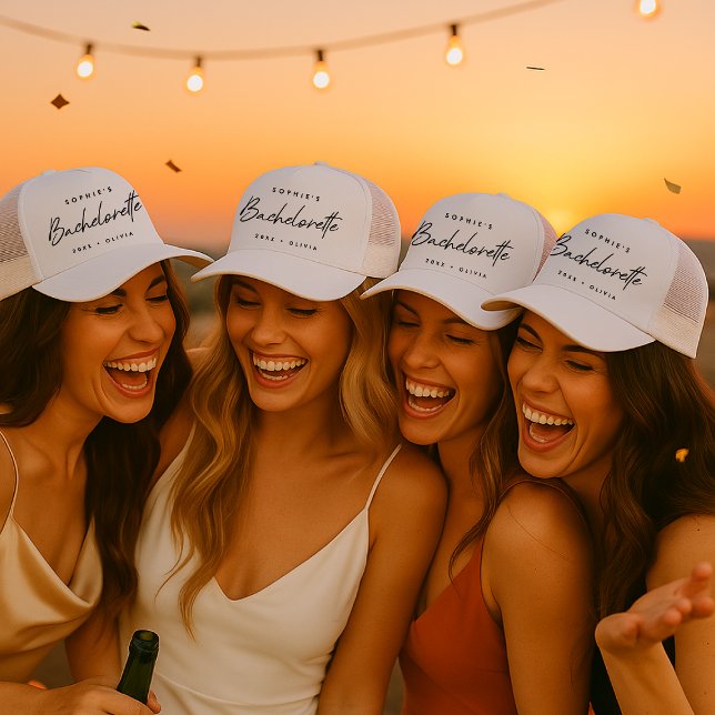 Casquette Enterrement de vie de jeune fille | Écriture manus (Créateur téléchargé)